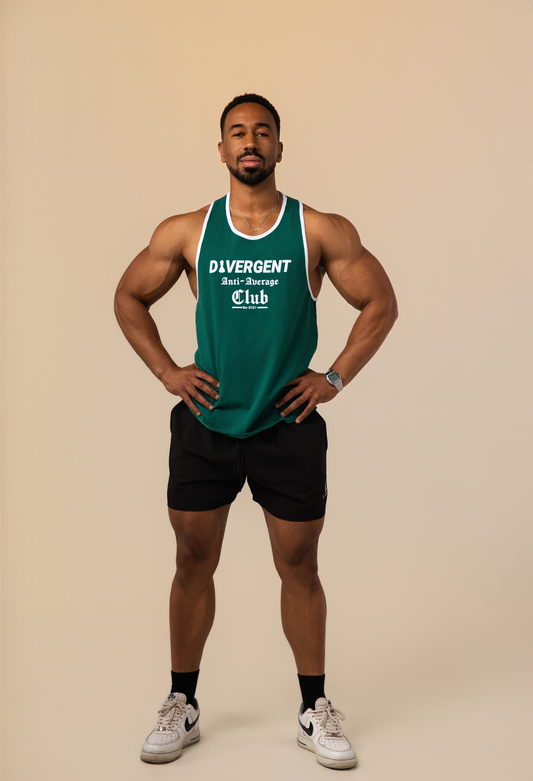 Divergent Anti-Average Club | Tank Top Green | Buy 2 get 1 For free