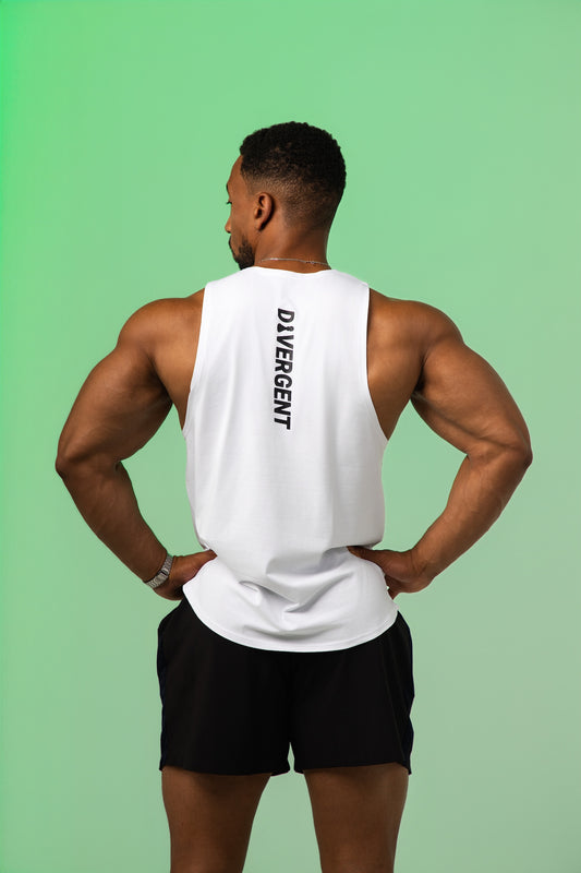 Divergent Essentials Tank Top White | Buy 2 get 1 For free