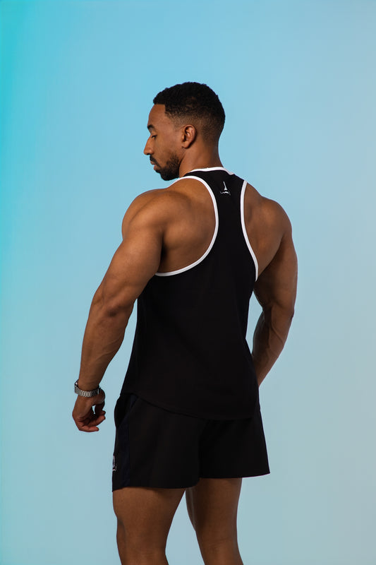 Divergent Anti-Average Stringer Black