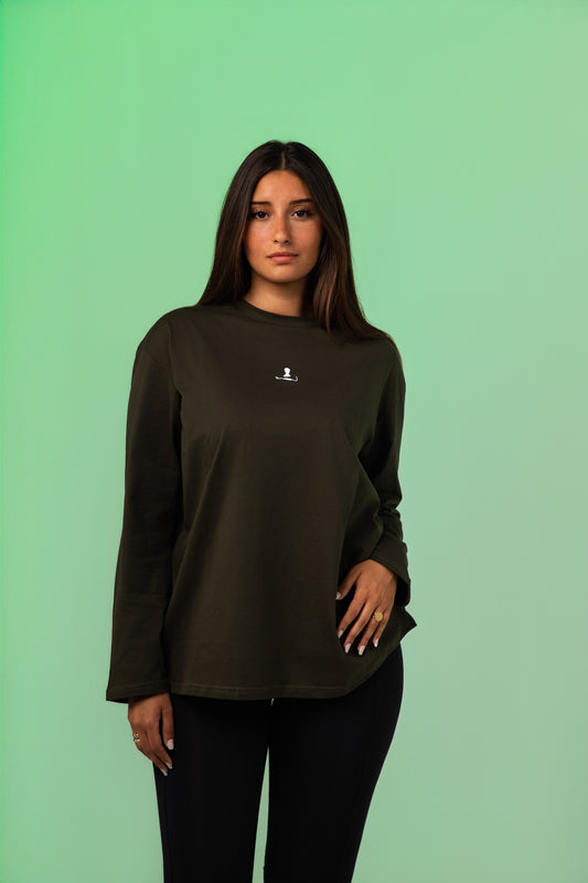 Cozy oversized Long sleeve Green