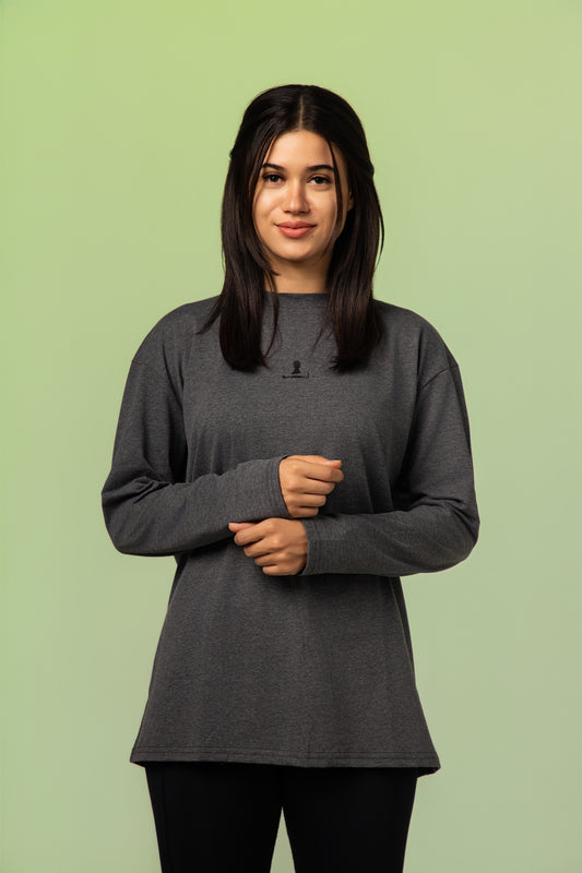 Cozy oversized Long sleeve Grey