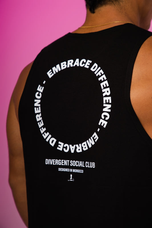 Divergent Social Club Tank Top Black | Buy 2 get 1 For free